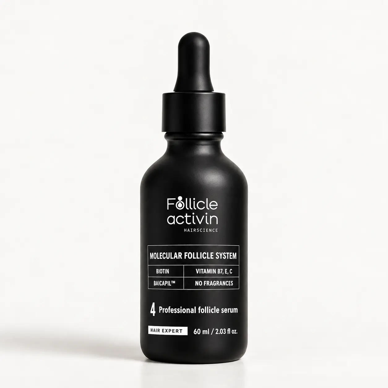 Professionellt Follicle Activin-serum för hårbotten 60 ml – 5x högre koncentration av aktiva ingredienser